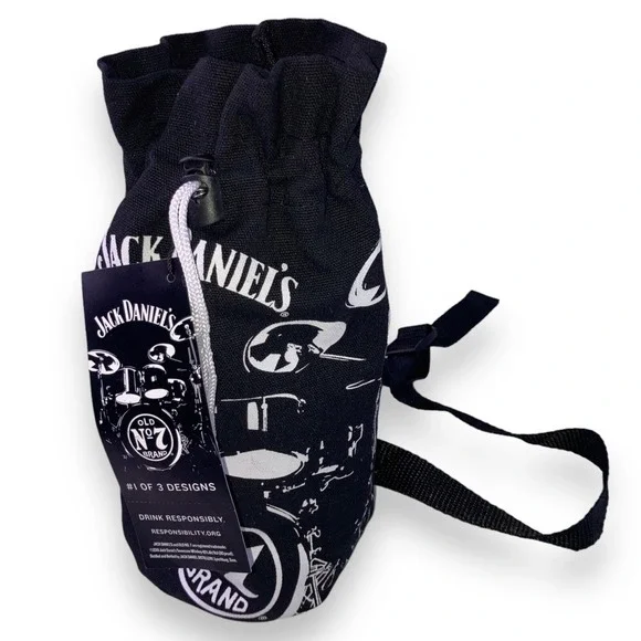 Jack Daniels Cinch Sack Drums LTD Edition #1 Sling 1.76L bottle Canvas Whiskey - Picture 2 of 12